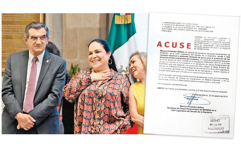 Mónica Fernández, elegida para presidir la Mesa Directiva. (Cuartoscuro)