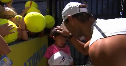 Rafael Nadal consoló a un niño en el US Open 2019 (Especial)