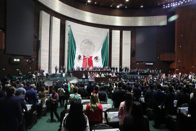 Cámara de Diputados abrirá periodo de sesiones del segundo año legislativo. (@Mx_Diputados)