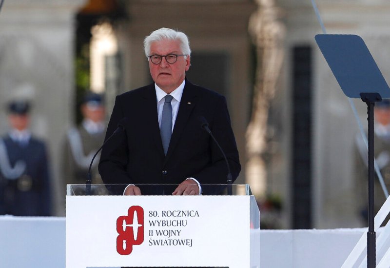 En declaraciones en alemán y polaco, el presidente alemán, Frank-Walter Steinmeier se disculpó. (AP)