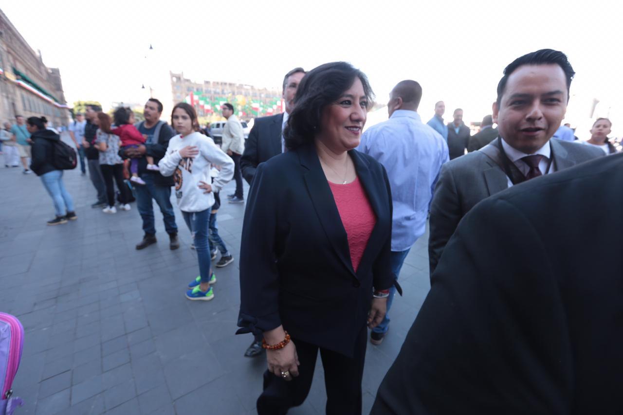Irma Eréndira Sandoval, Secretaria de la Función Publica. Foto: Jesús Quintanar