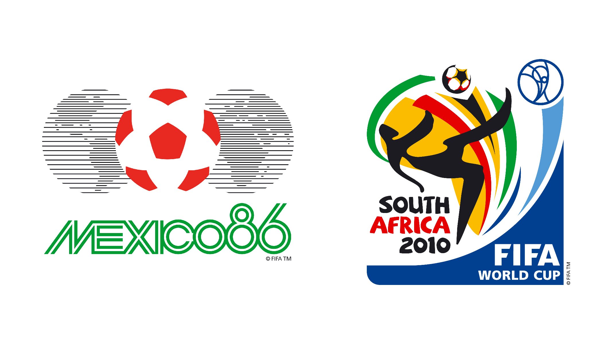 México 86 compite por el mejor logotipo de los Mundiales de futbol (Twitter @FIFAWorldCup)