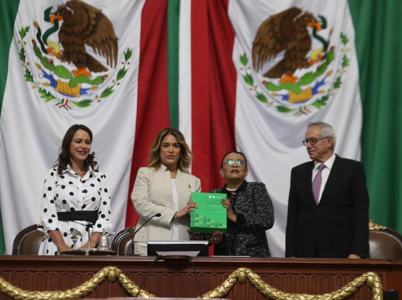 Rosa Icela Rodríguez entregó el Primer Informe de Gobierno al Congreso de CdMx. | Jorge Carballo