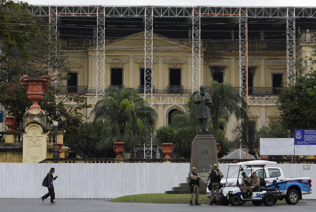 Se espera que la reinauguración del Museo Nacional de Brasil se realice en 2022, en el bicentenario de la independencia de Brasil. (AP)