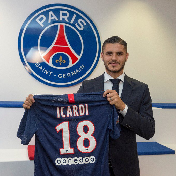 Mauro Icardi es nuevo jugador del París Saint-Germain (Twitter @PSG_inside)