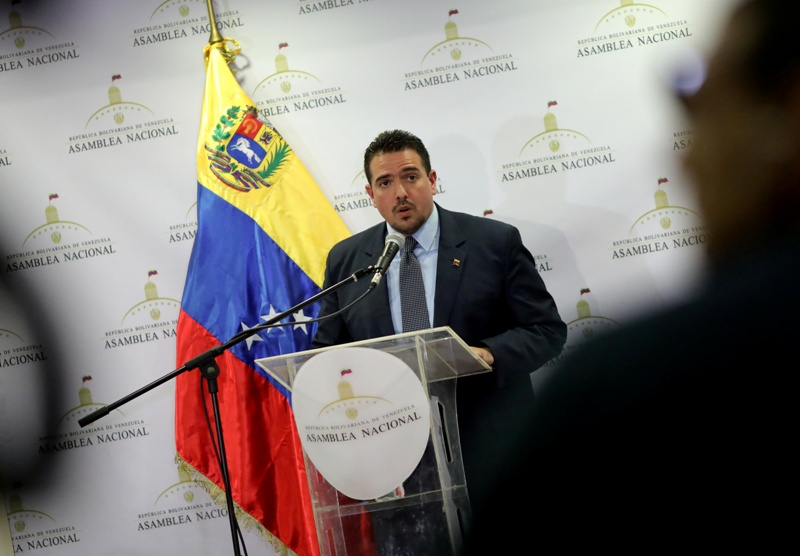 Stalin González, miembro de la comitiva opositora en la negociación. (Reuters)