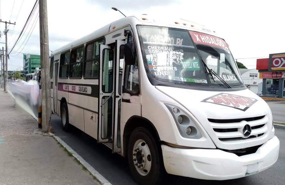 Transporte público en sur de Tamaulipas.