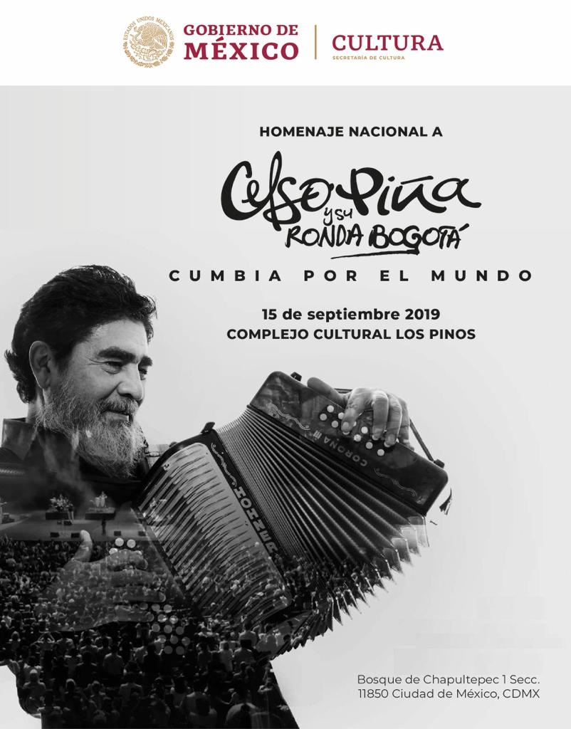 Celso Piña tendrá un homenaje en Los Pinos (Twitter).