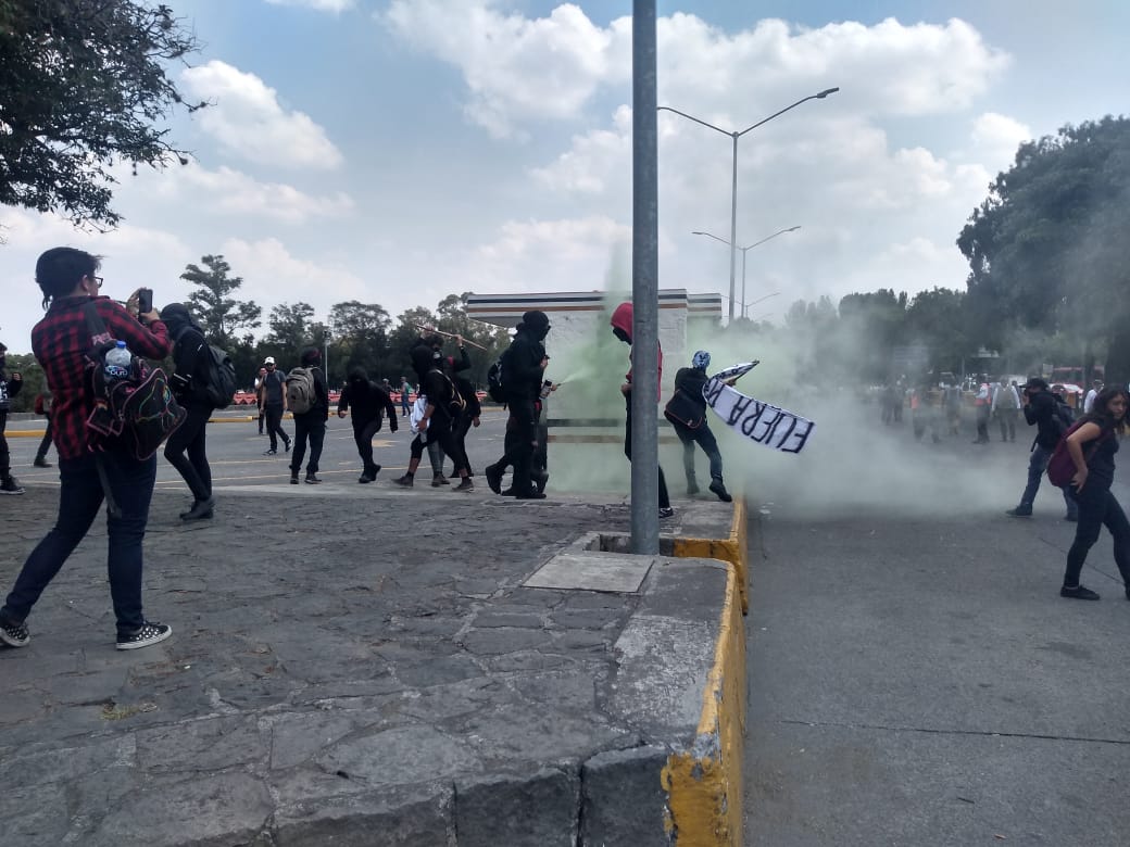 Estacionamiento de Ciudad Universitaria de la UNAM.  (Áxel Martínez)