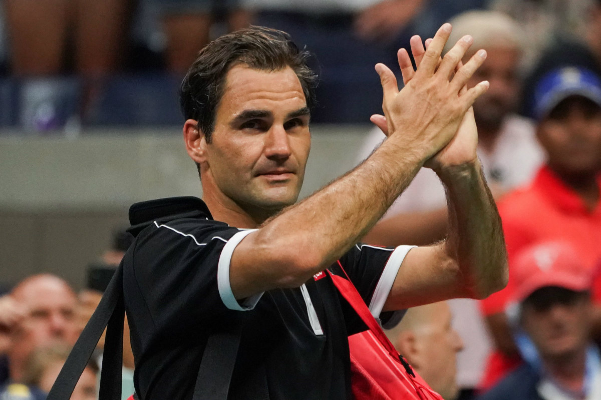 Roger Federer se despide del US Open 2019 (AFP)