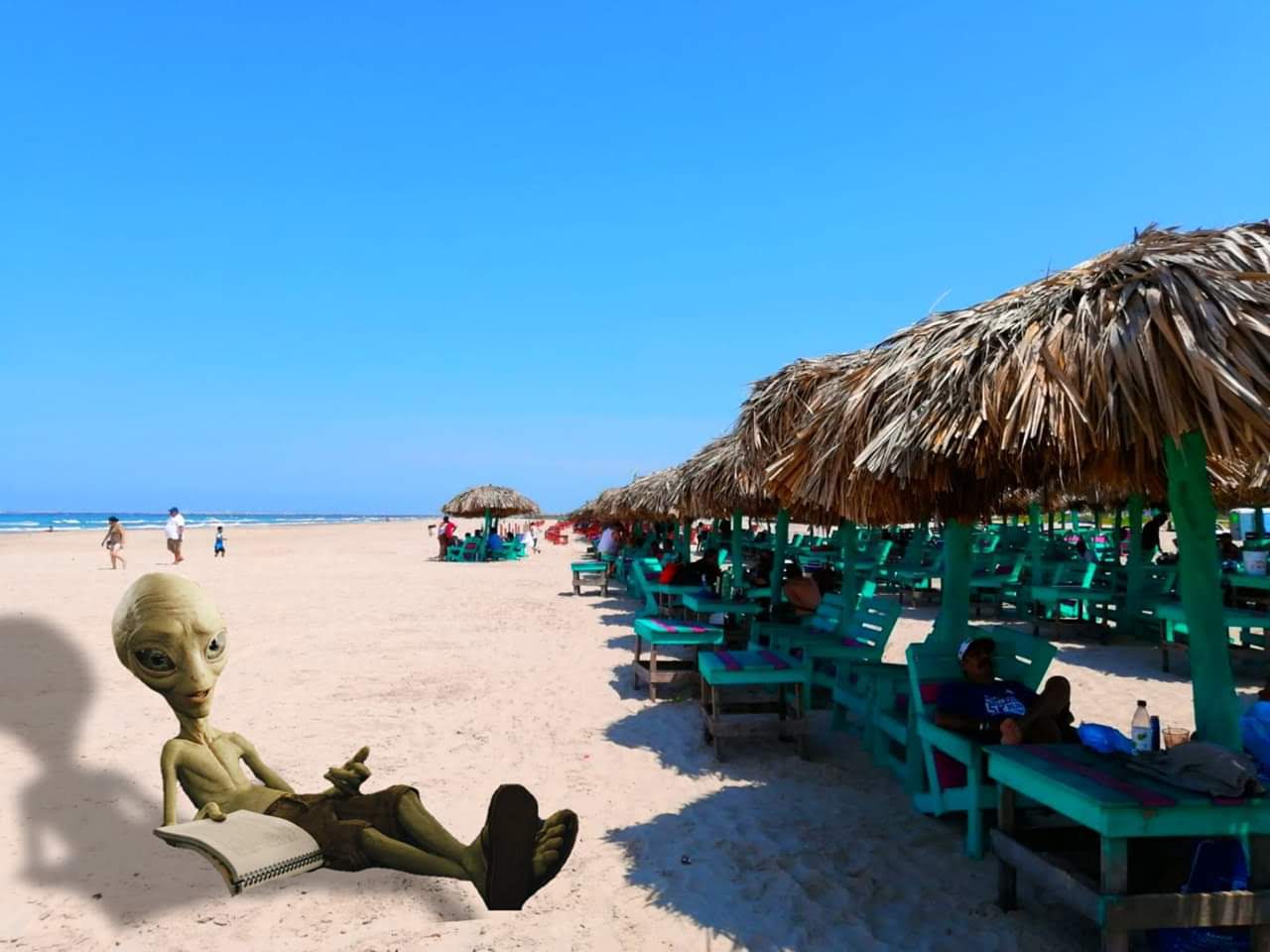 Comerciantes han manifestado que los marcianos protegen playa Miramar. (Especial)