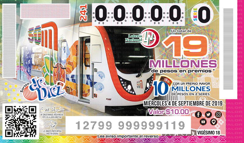 La Lotería celebra el 50 aniversario del Metro/Especial.