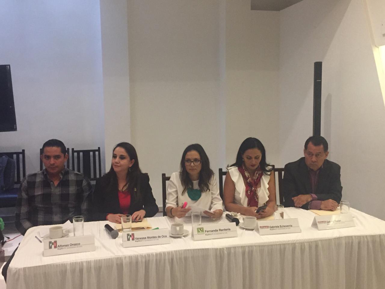 Regidores de oposición en León, señalan que el alcalde no ha cumplido en temas de seguridad