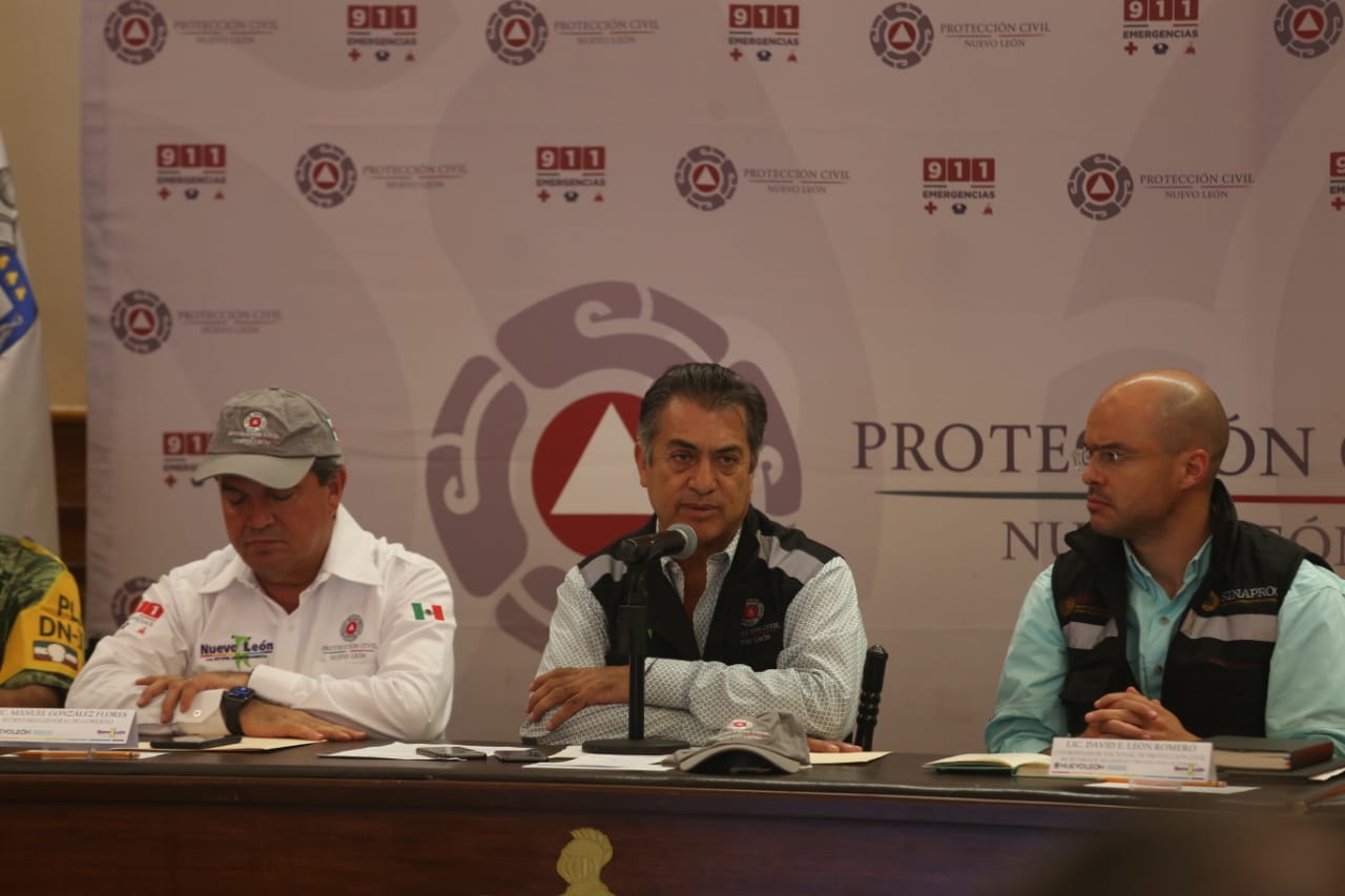 Sesión del Comité de Contingencias Hidrometeorológicas. Foto: Jorge López.