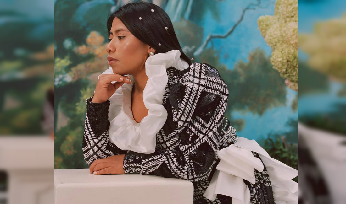 Yalitza Aparicio modeló para la campaña de moda de Rodarte (Instagram).