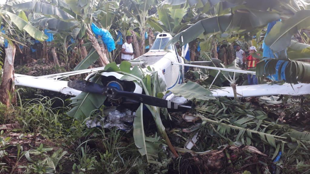 El accidente aéreo ocurrió en un rancho. (Abraham Jiménez)