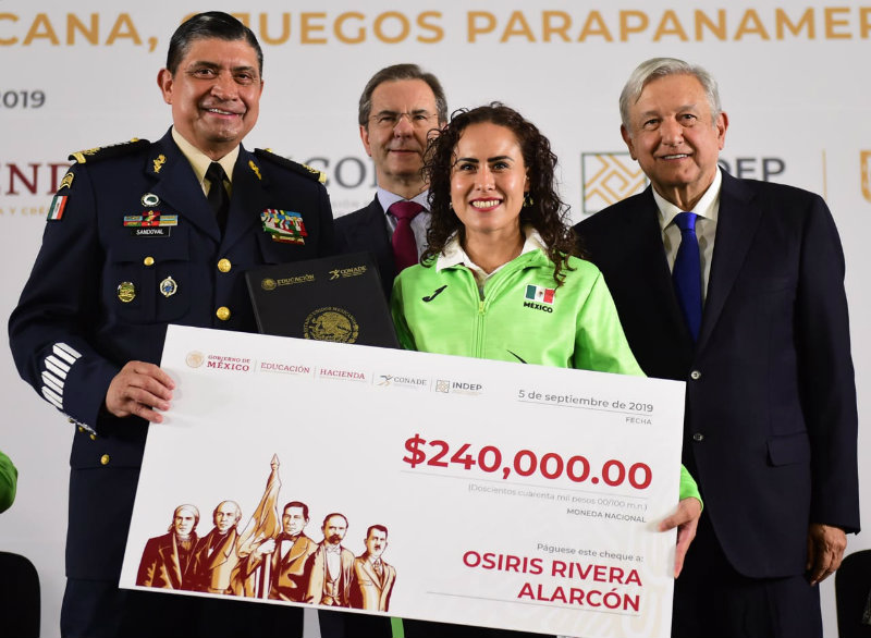 Los atletas recibieron 240 mil pesos por haber participado en los Parapanamericanos. (Cortesía)