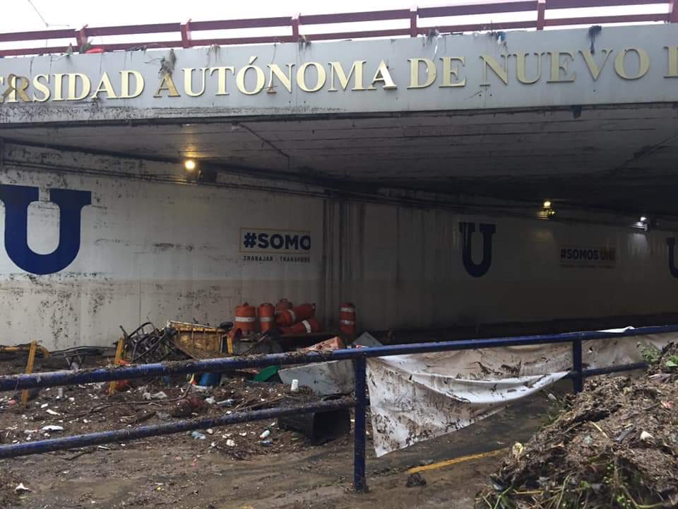 El departamento de comunicación social de la UANL informó que no se registraron mayores daños. (Foto: Leonel Rocha)