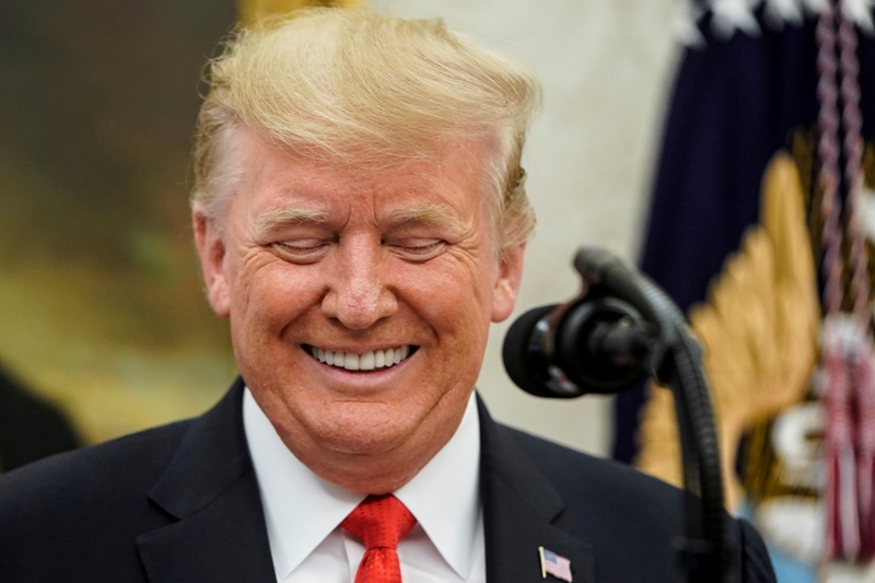 Donald Trump fue objeto de burlas y memes tras su afirmación. (Reuters)