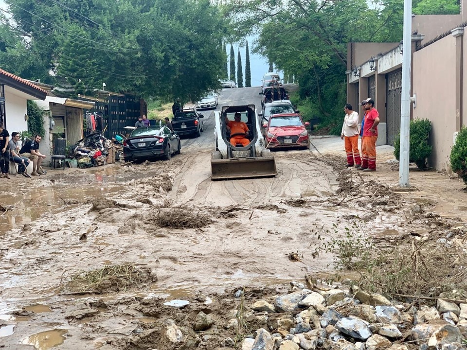 El municipio de Monterrey informó que este viernes arrancará la rehabilitación de la infraestructura que fue dañada. Foto: Especial