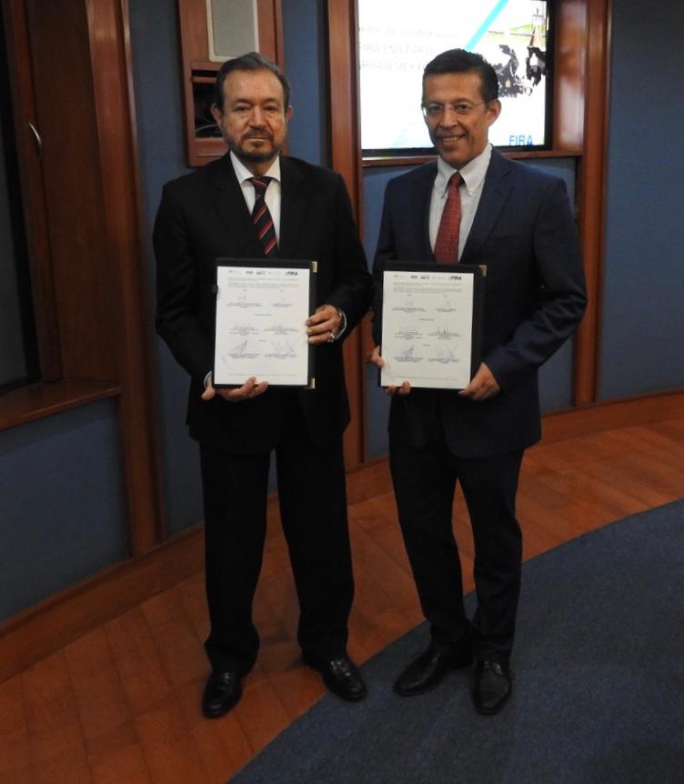 Convenio firmado entre FIRA y el Nuevo Sistema de Financiamiento Rural (Foto: FIRA)