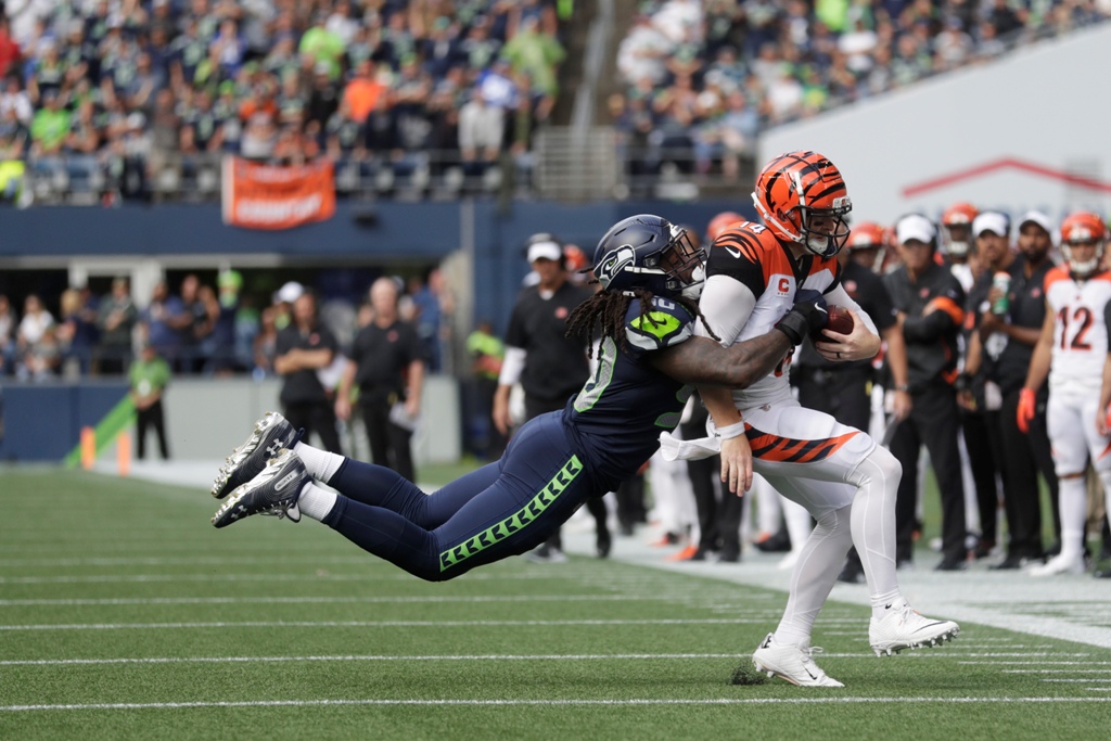 Andy Dalton tuvo una gran noche ante Seahawks (AP)