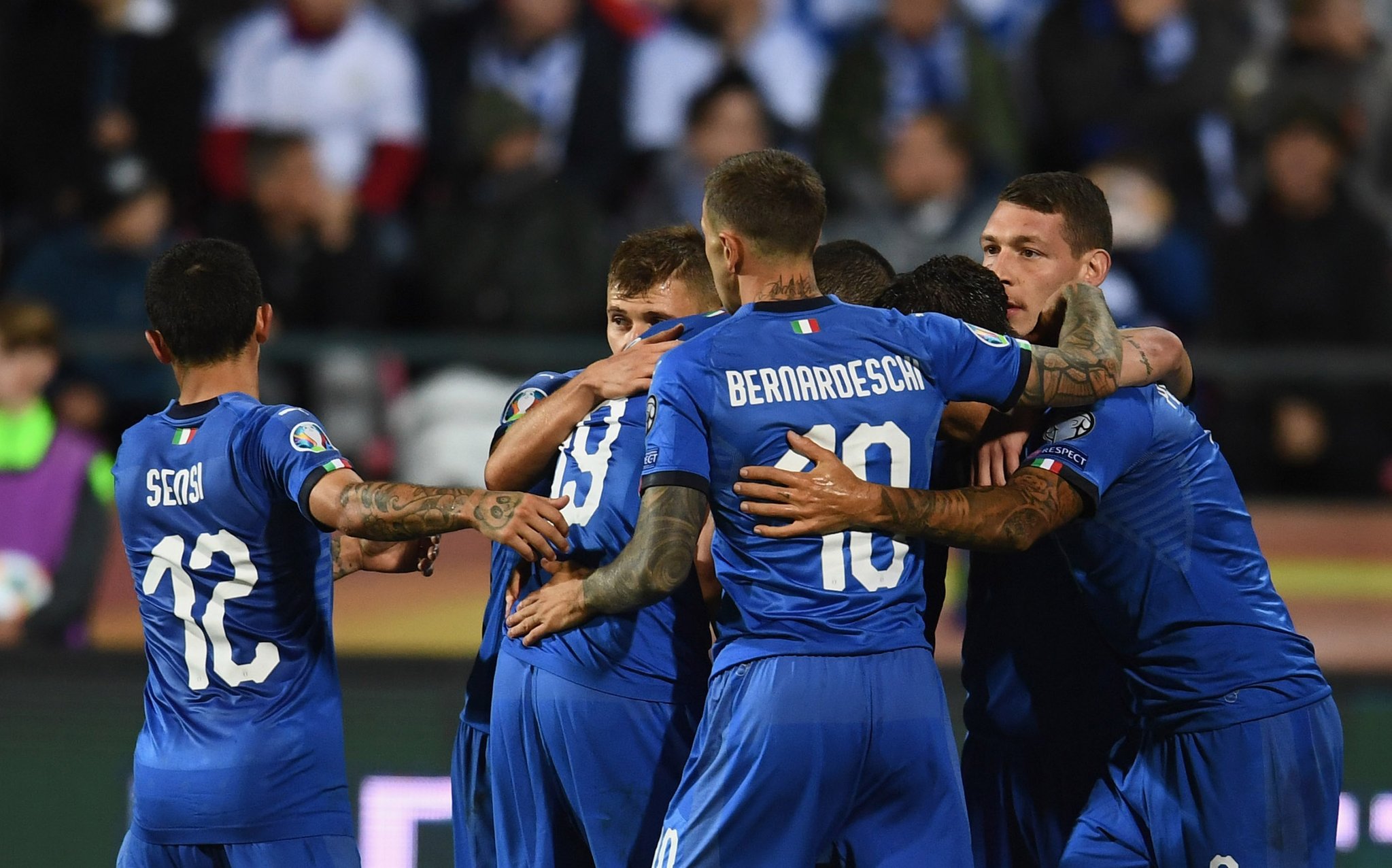 Italia derrotó a Finlandia en eliminatorias para la Euro (@azzurri)