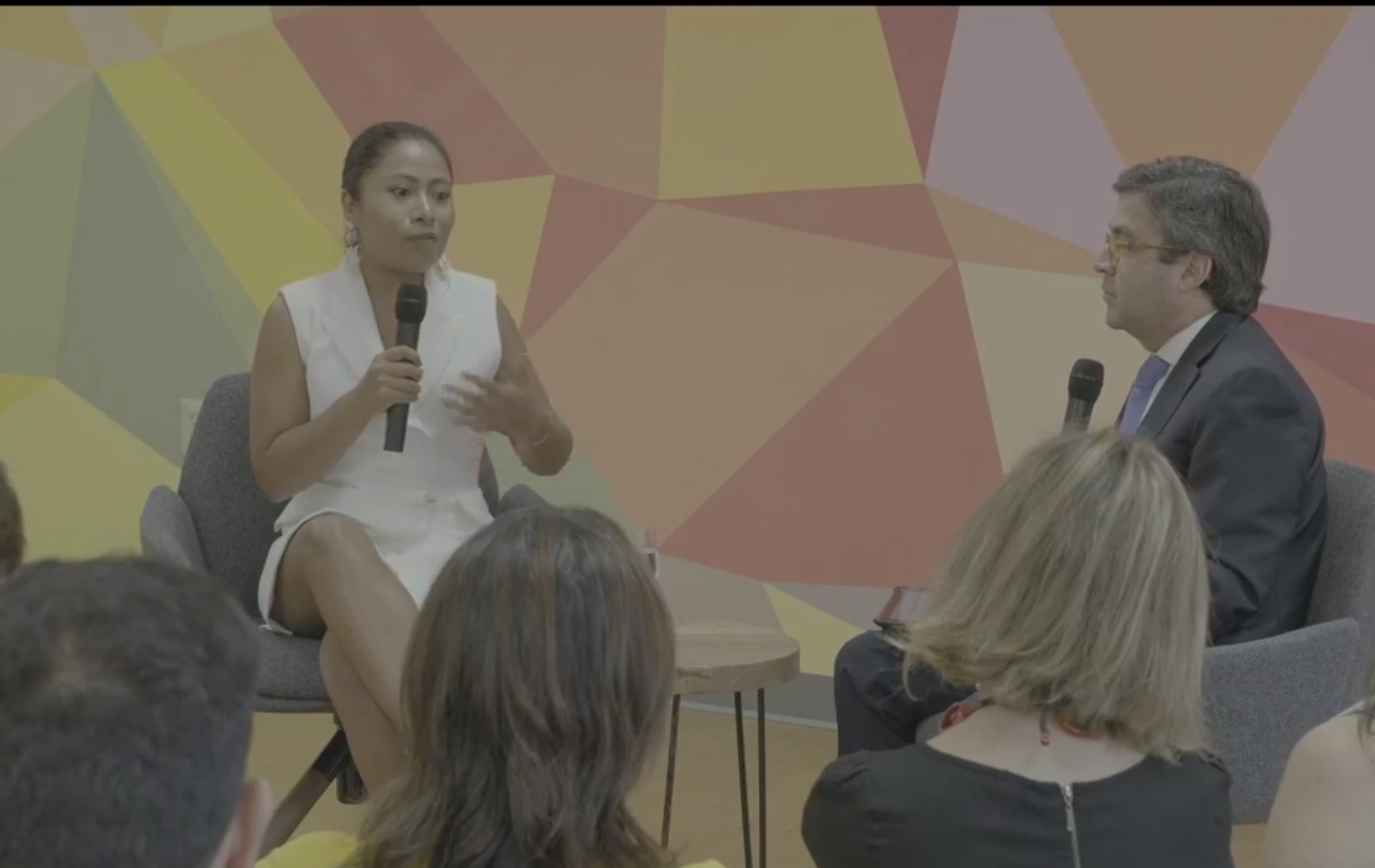 Yalitza Aparicio en el foro 'El cine como motor de inclusión social', organizado por el Banco Interamericano de Desarrollo (Especial):