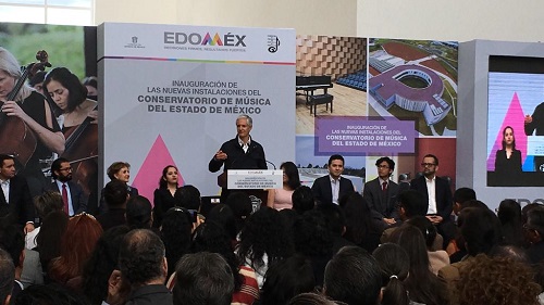 El gobernador destacó los avances en materia de infraestructura cultural. (Monserrat Mata)