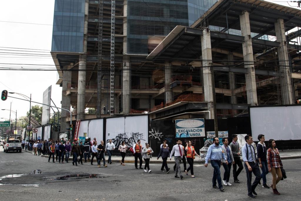 Simulacro en la CdMx. (Archivo Cuartoscuro)