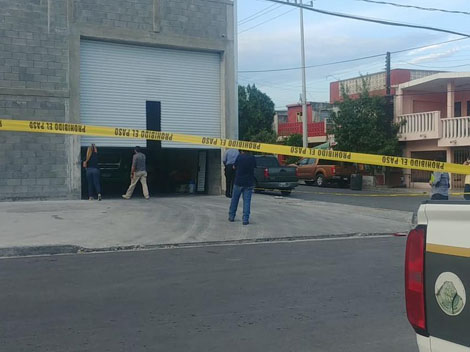 Al sitio acudieron agentes estatales, ministeriales y elementos de Servicios Periciales y de Criminalística. Foto: Vianca Treviño