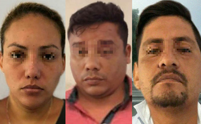 Sujetos implicados en el robo.