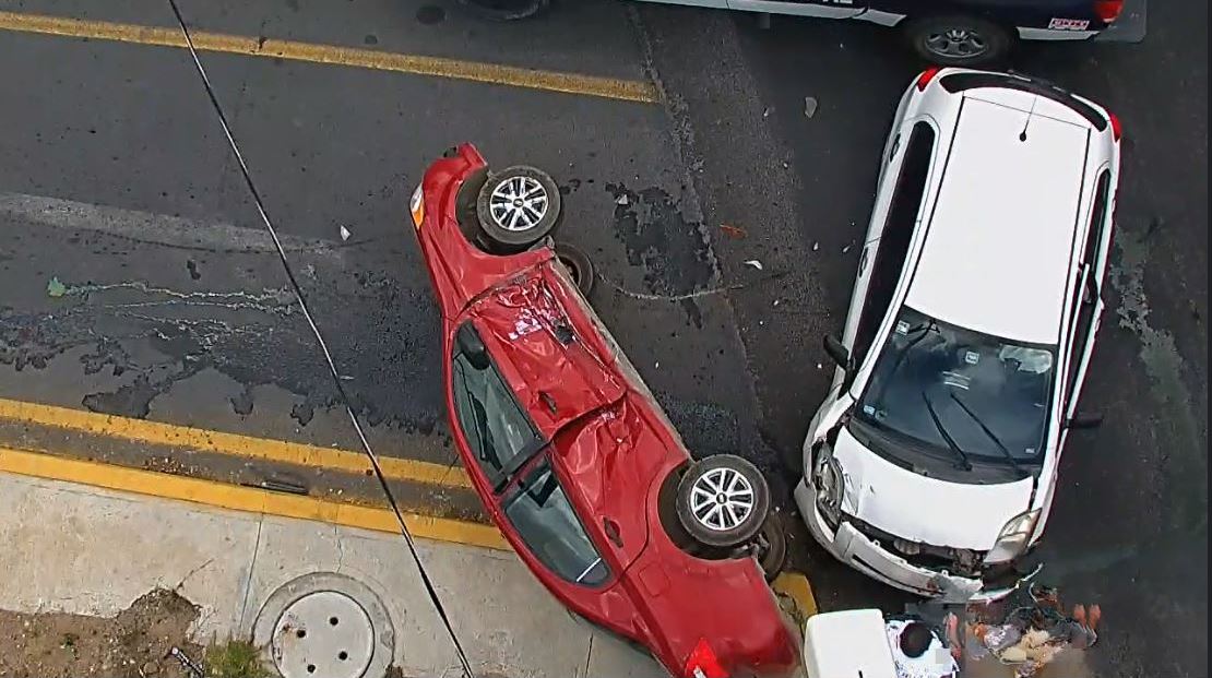 Mediante videovigilancia de la estrategia Hidalgo Seguro se visualizó un incidente. (Cortesía)