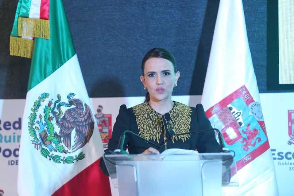 La alcaldesa de Escobedo, Clara Luz Flores. Foto: Raúl Palacios