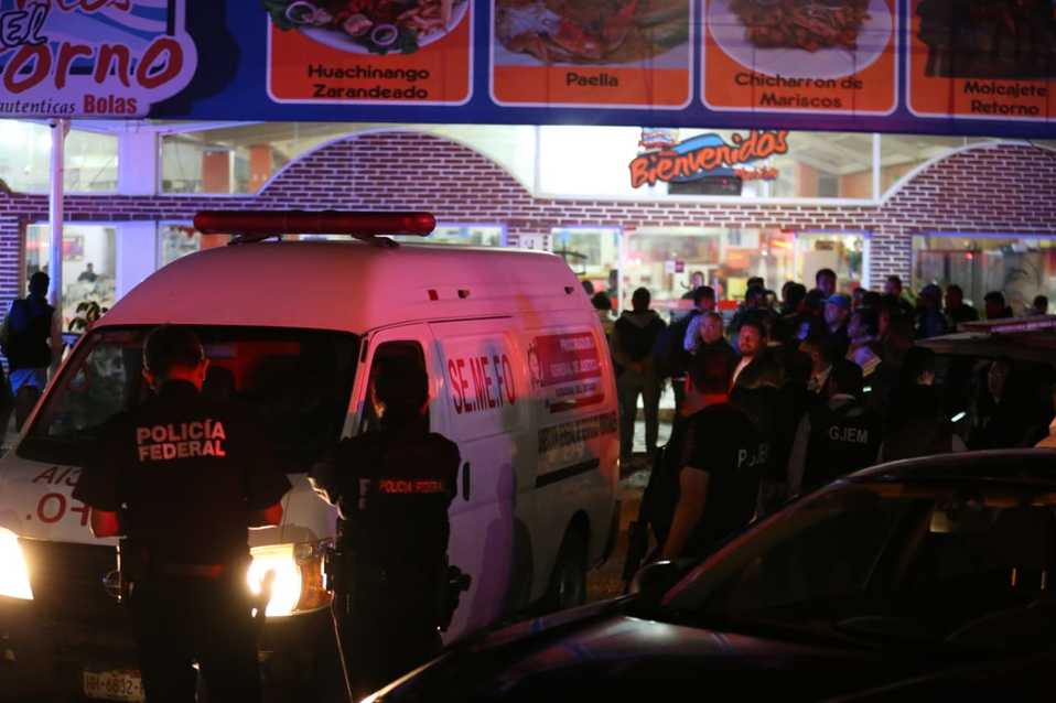Autoridades de seguridad de Hidalgo y EdoMéx coordinan acciones después del tiroteo. (Jorge Sánchez)