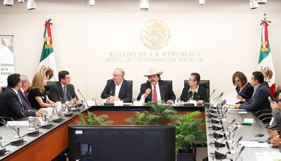 La Comisión de Energía del Senado debatió sobre la idoneidad de Ángel Carrizales para ocupar el cargo. (Twitter | @senadomexicano)