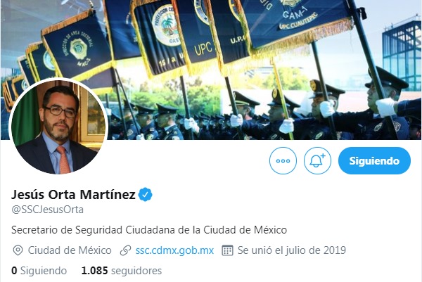 Cuenta de Twitter de Jesús Orta Martínez.