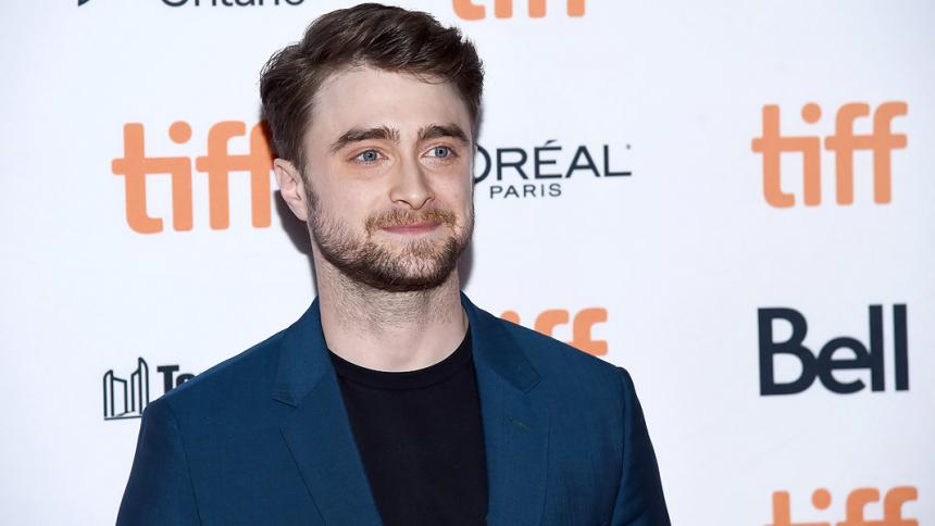 Daniel Radcliffe en el Festival de Cine de Toronto por el estreno de la película 'Guns Akimbo' (AFP).
