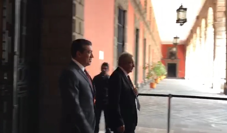 El gobernador de Chiapas, Rutilio Escandón; y el presidente López Obrador (Especial)