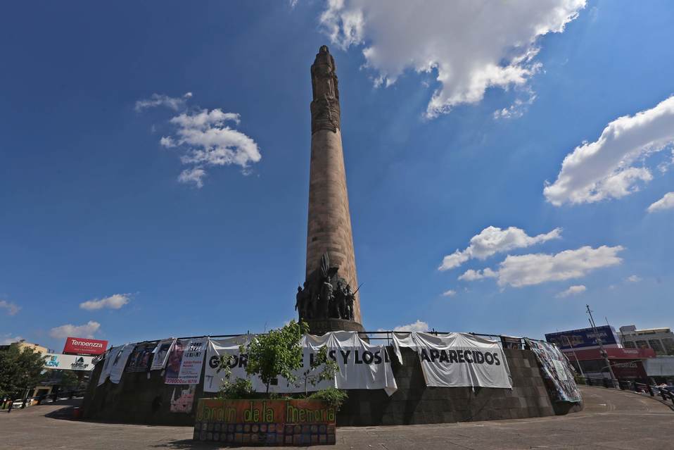Ahora es conocida como la Glorieta de los y las desaparecidos. (Fernando Carranza)