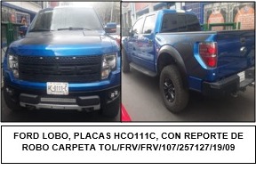 Francisco Fuentes Wilson fue detenido cuando circulaba en un vehículo con reporte de robo.