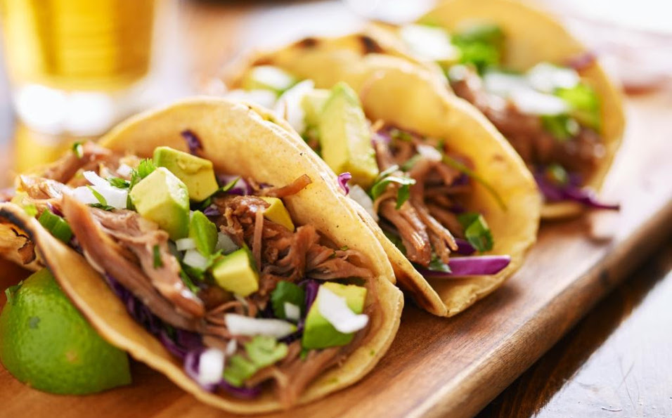 Los tacos se pueden comer a toda hora (Cortesía)