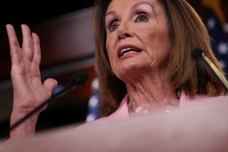 La presidenta de la Cámara de Representantes Nancy Pelosi. (Reuters)