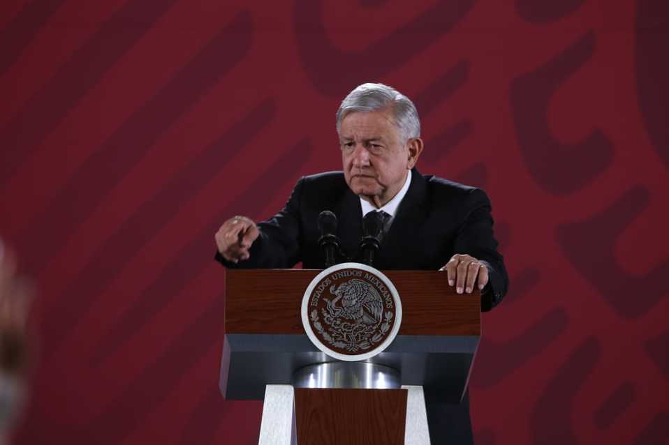 Conferencia de prensa matutina del presidente López Obrador de hoy. /Juan Carlos Bautista