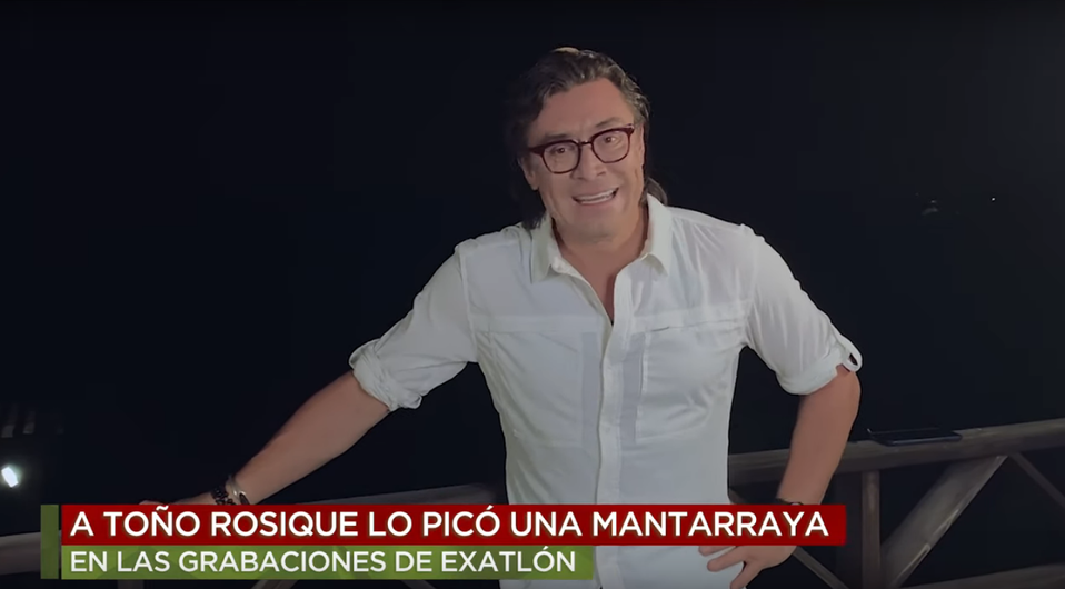 Antonio Rosique sufre picadura de mantarraya en República Dominicana (Especial).