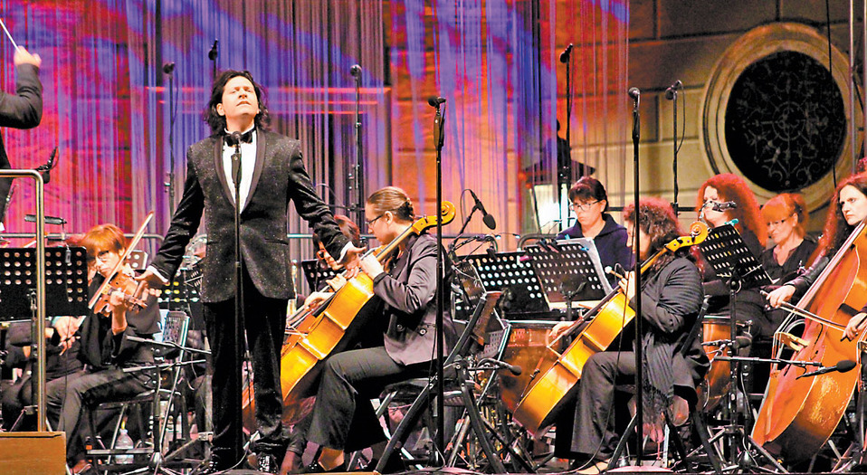 El tenor se presentó en el que fuera palacio real de los reyes de Baviera. (Especial)