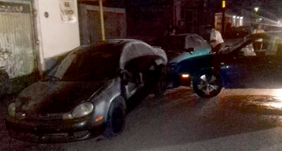 El copiloto del Jetta resultó lesionado. (Milenio Digital)