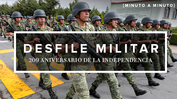 Desfile militar 209 aniversario de la Independencia de México/Especial.