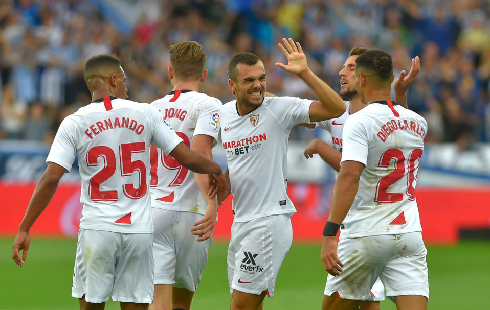 El Sevilla se impuso al Alavés (AFP)