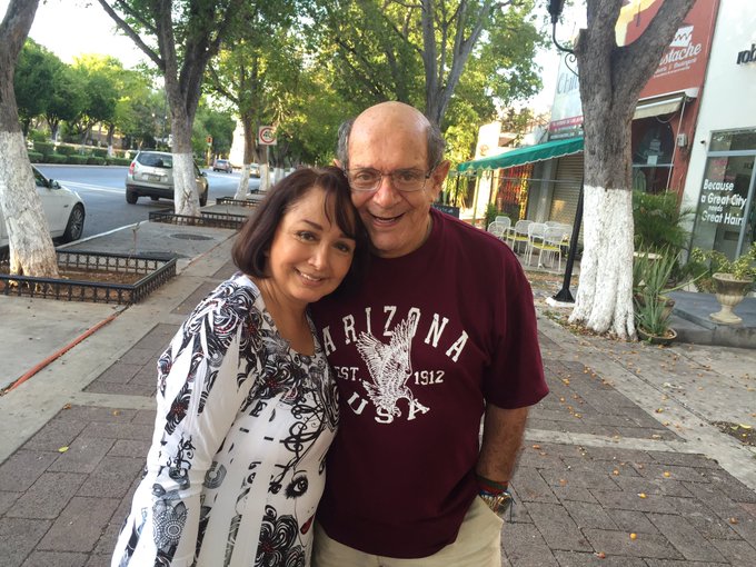 Gabriel Fernández y Maria Antonieta de las Nieves. (Twitter)